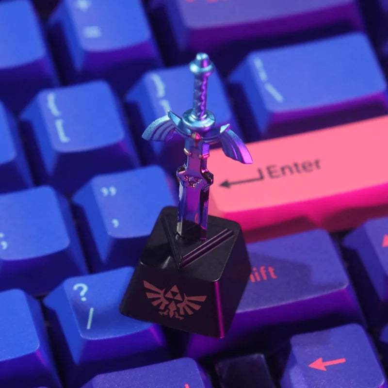 1 Piece Keystone Zinc Aluminium Alloy Key Cap OEM 1U R4 2.25U Enter Stereoscopic relief Keycap For KO GAMEOVER MOSS 3060TI JOJO