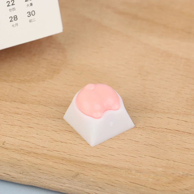 Cute Cat Paw  Keycap For Mechanical Keyboard ABS Animal Keycaps Key Cap Cherry Mx Switch Alice80 JJK84 IK75 PRO Etc