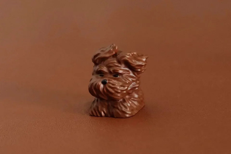 Wind Blown Puppy Customized Key Caps Cute Animal Resin Keycap MX Switch Keycaps for Mechanical Keyboard Caps PC Accessories Gift