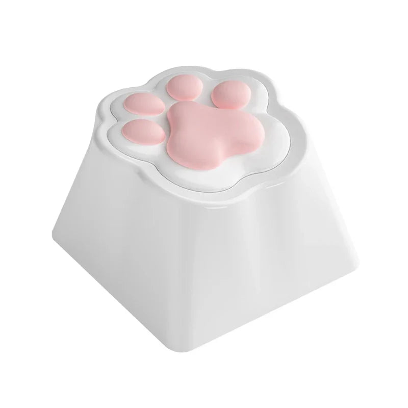 Custom Keycaps Personality Cat Paw Keycaps OEM Profile for MX Structure Mechanical Keys Caps Cute Keys Caps Replacement