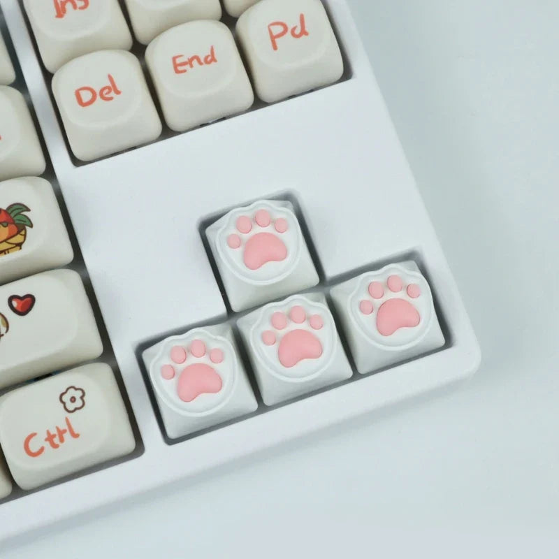 Charm 3D Animal Claw Keycap Soft Touches Keycap for MX Mechanical Keyboards