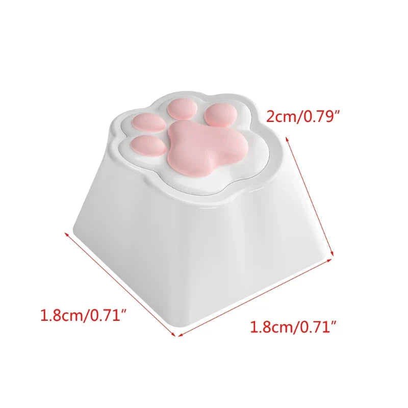 3D Soft Silicone ABS Claw Base Keycap Compatibility for MX Structure Switches Mechanical Keyboards Decoration
