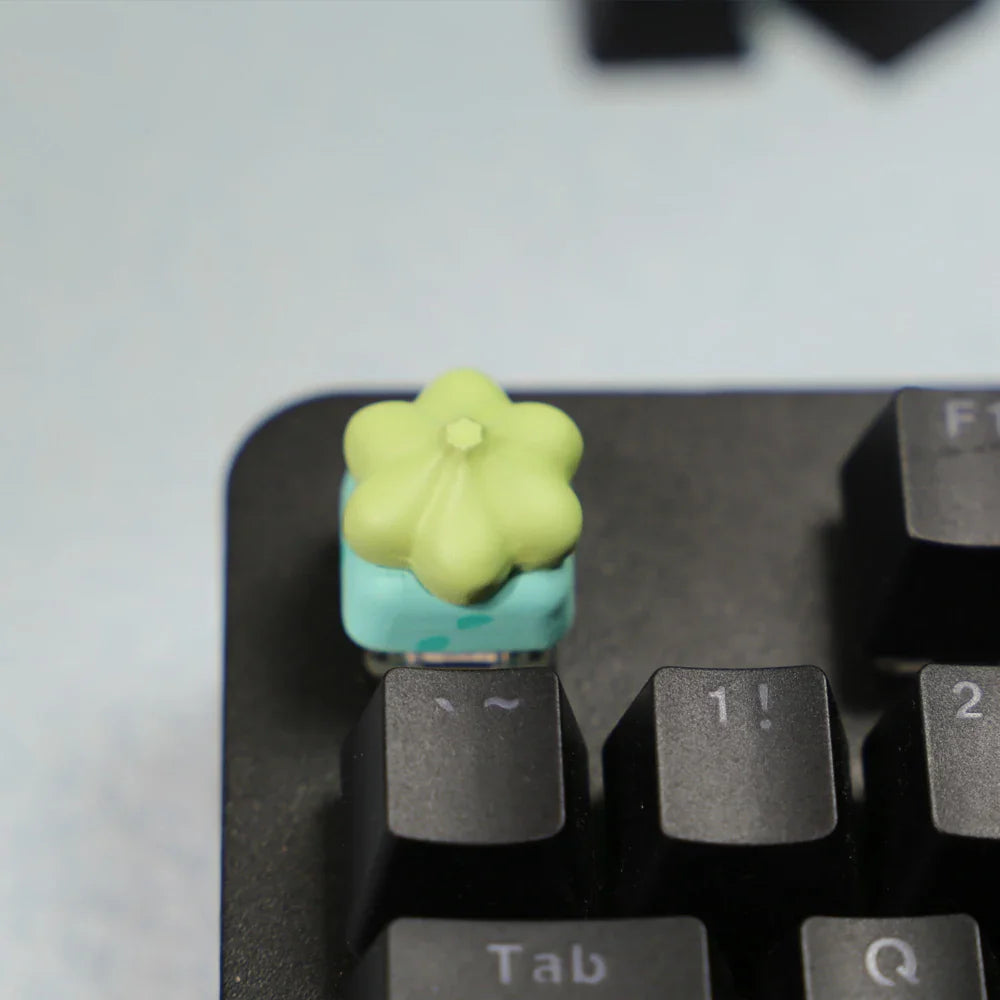 1pc Cartoon Personality Tail Gaming Keycap Elves Keycaps festival gift For Cherry MX Mechanical Keyboard Key Cap