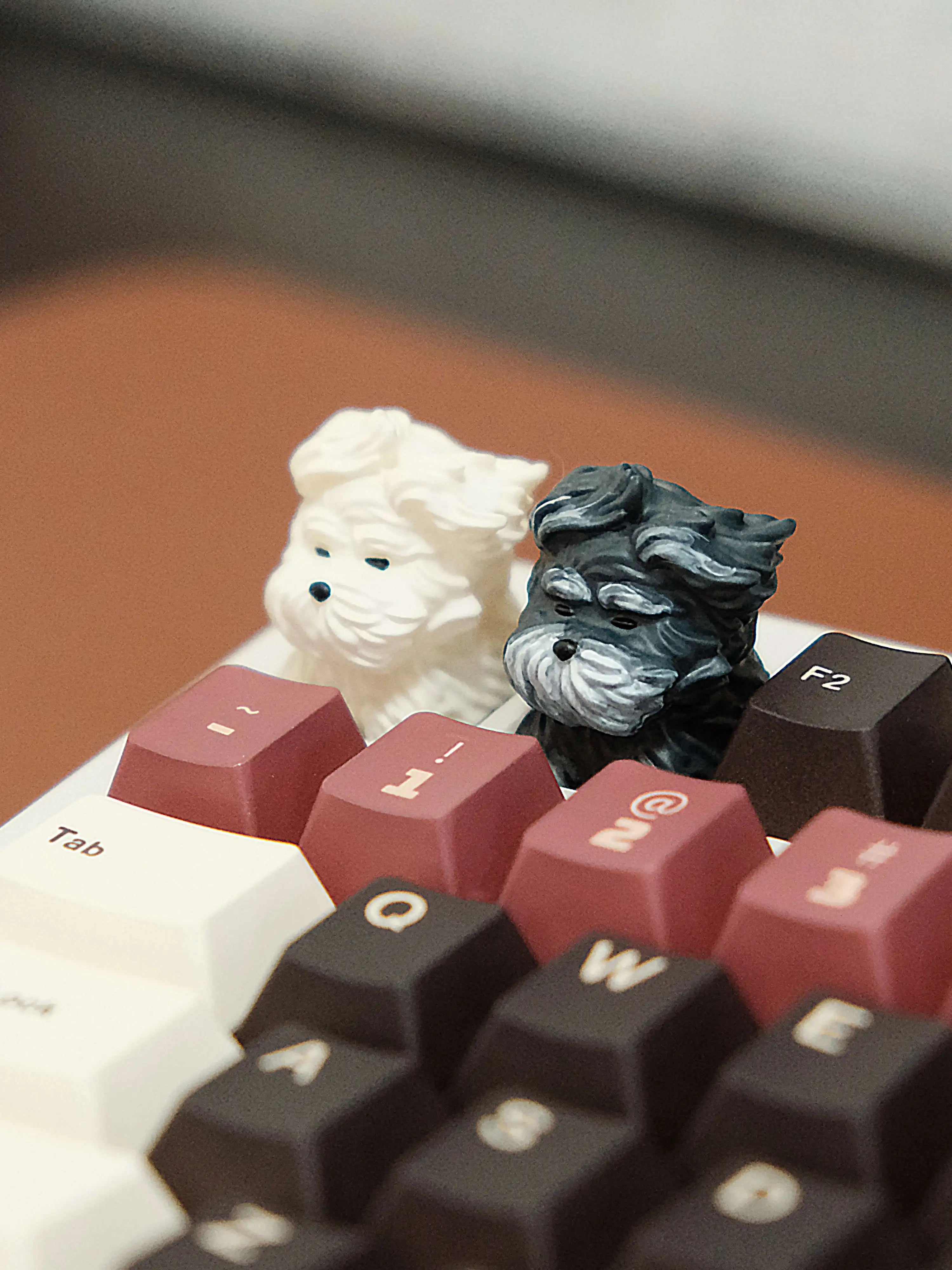 1pcs Stray Dog Personalized Theme Keycap 25mm Height Abs Class Resin Material Mechanical Keyboard Anime Cartoon Cute Game Keycap