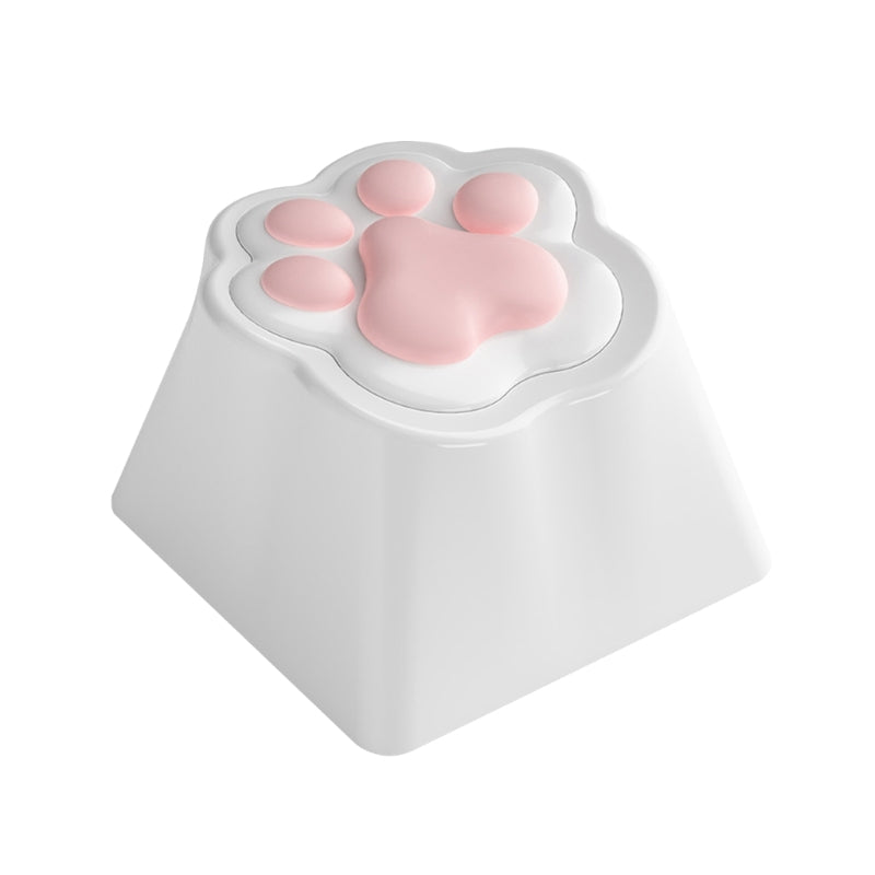 3D Soft Silicone ABS Cat Claw Base Keycap Compatibility for MX Structure Switches Mechanical Keyboards DIY Decoration