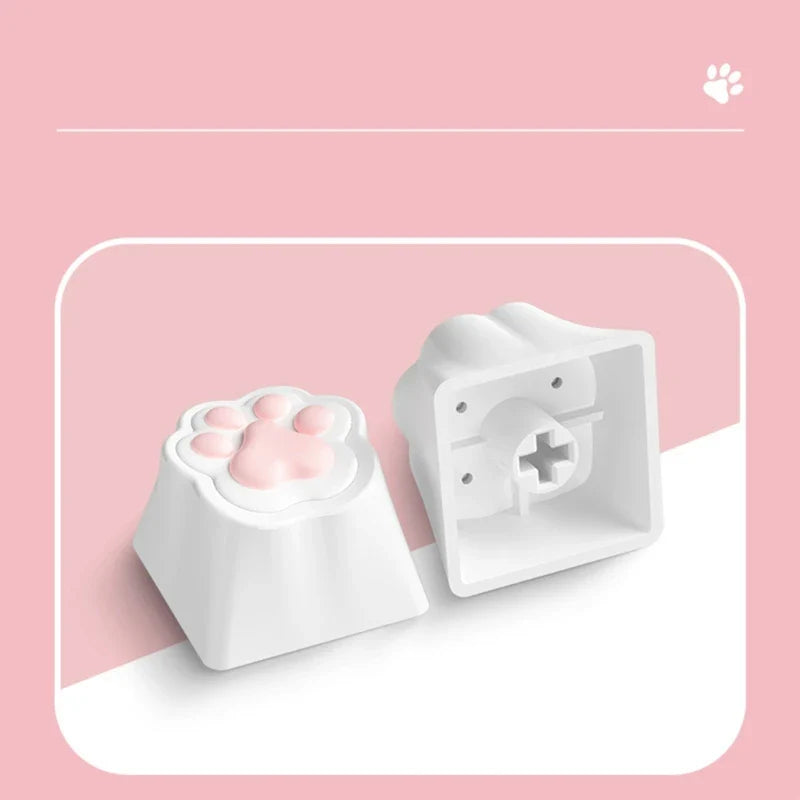 Cat Paw Keycaps MX Structure  KeyCaps Highly Customizable